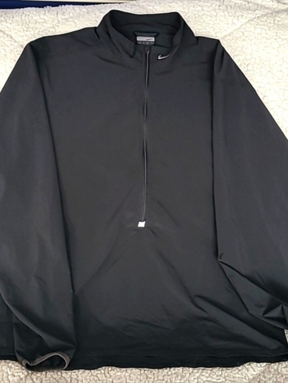 Nike Black Men's Half-Zip Performance Jacket